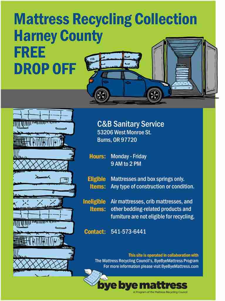 Recycling in Harney County ~ Mattress Recycle